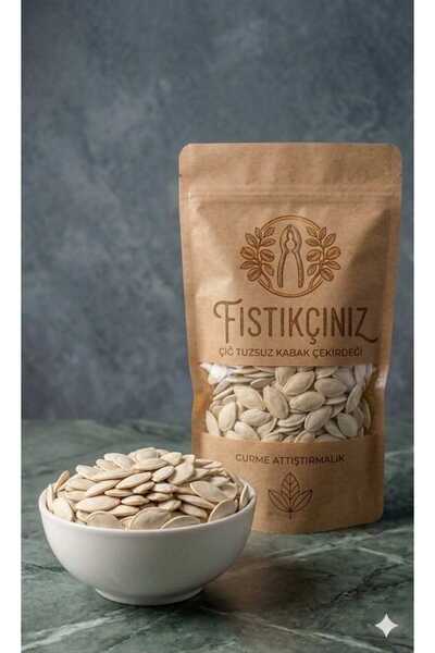 FISTIKÇINIZ 500 gr kabak çekirdeği çiğ tussuz yeri üretim nevşehir