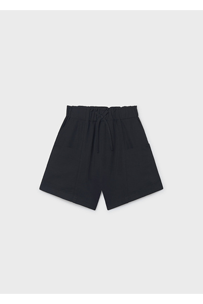 MAYORAL Girl's Pocket Shorts Black - 6203