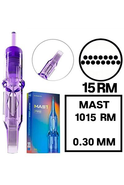 MASTPRO Pro Cartridges 1 Kutu Pro 1015 RM - 0.30 mm - MAST Kartuş Dövme İğnesi
