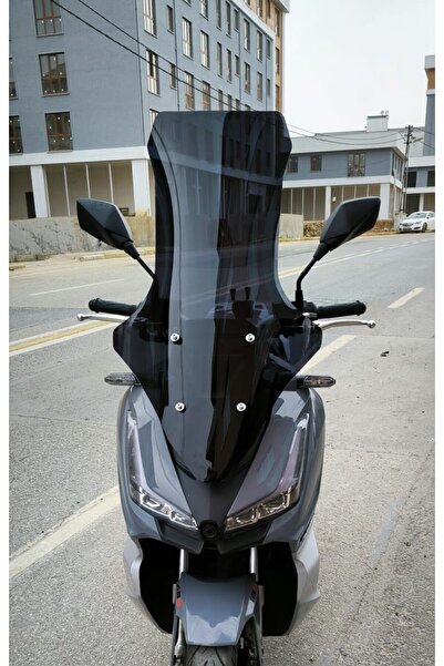 MOTOCAM Arora Max PRO 125 Ön Cam 2023-2026 Model 78cm Siyah Renkli 4mm UZUN
