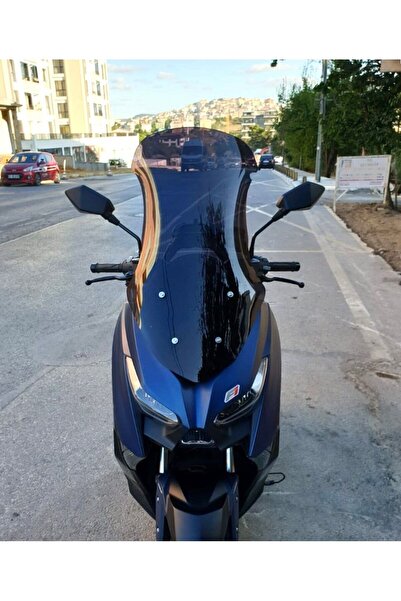 MOTOCAM Arora Max PRO 125 Ön Cam 2023-2026 Model 65cm Siyah Renkli 4mm ORTA B...