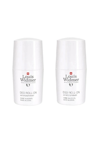 Louis Widmer Roll-On Deodorant Fragrance Free - 50ml 2 Pack