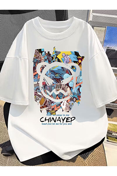 bellanova Tricou cu imprimeu de lux Infinite White Lines