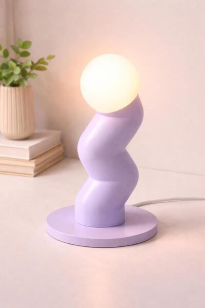 MoodDesign Wavy Lamp - (Kıvrımlı Masa-Gece Lambası)