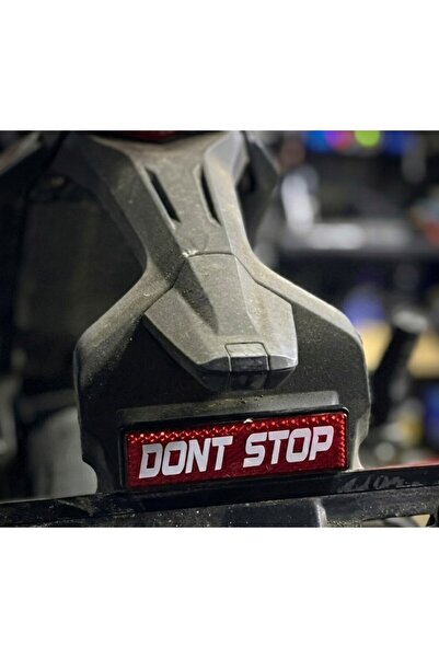 KAPLAMA MERKEZİ 15x2 Dont stop beyaz folyo sticker