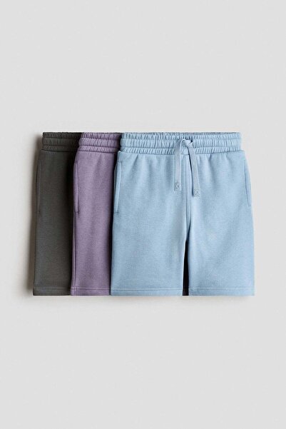 H&M مجموعة من 3 شورتات