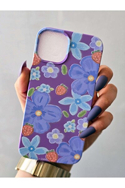 ARTEBA Global iPhone 11 Pro Max Blue Floral Pattern Premium Launch Phone Case