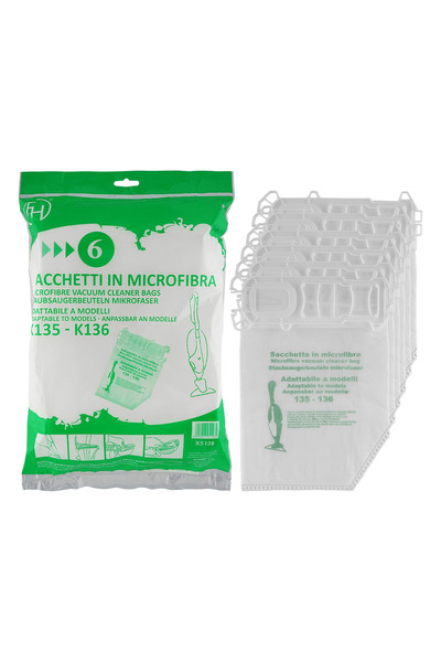 NO BRAND Filterhaus Microfiber Dust Bags for Vorwerk Kobold K135 K136