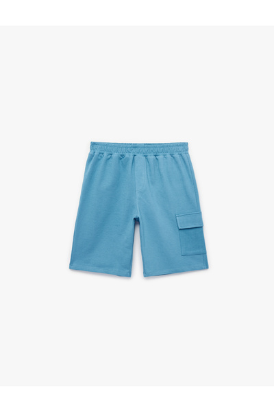 Koton Comfortable Cut Cargo Shorts with Cotton Lining and Pockets