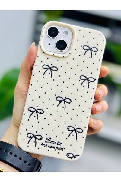 ARTEBA Global iPhone 11 Pro Max White Ribbon Pattern Premium Launch Phone Case