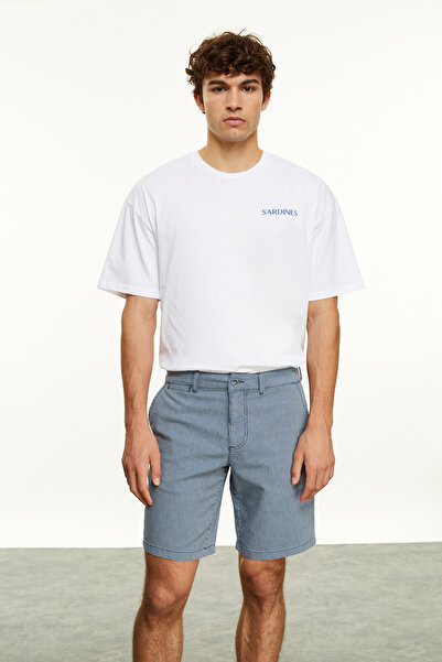 Mudo Striped Chino Shorts