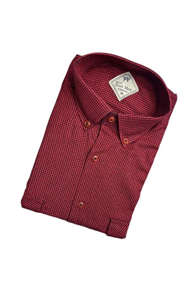 EREN STYLE Linen Classic 100% Cotton Long Sleeve Anti-Sweat Shirt