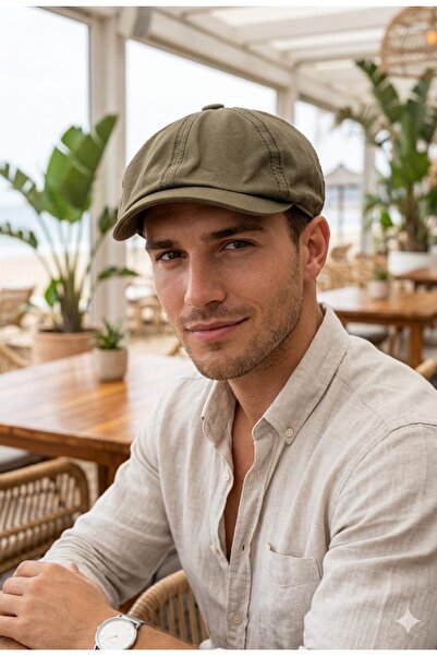 LAGRANZE Șapcă vintage pentru bărbați – Șapcă clasică cu 6 panouri