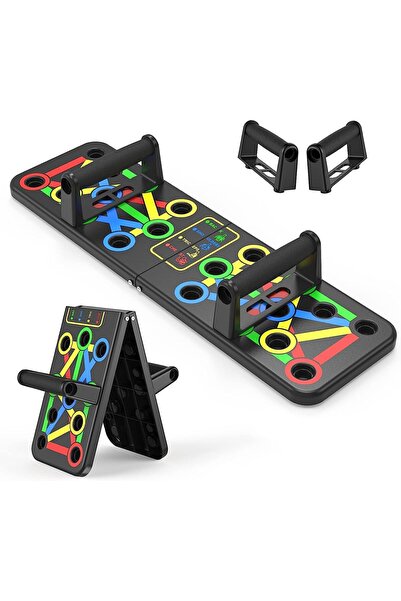 Arabest Portable Multi-Function Foldable 14 in 1 Fitness Push Up Bar,Strength...