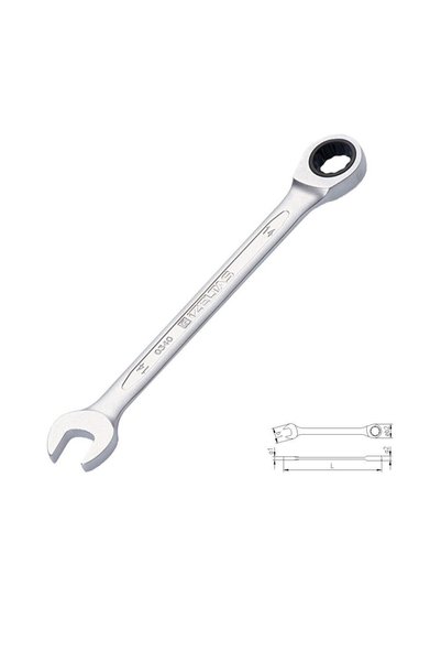 Voyager İzeltaş 0340 Ratchet Combined Wrench 24 mm