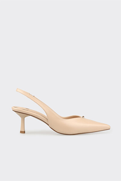 Elle Shoes Bej Kadın Klasik Ayakkabı