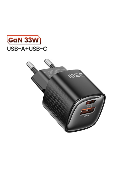 choice2 شاحن توكي الأوروبي 33 واط USB-C بتقنية GaN صغير الحجم للشحن السريع له...
