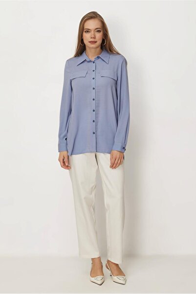 Alvina Shirt Collar Tunic 45782