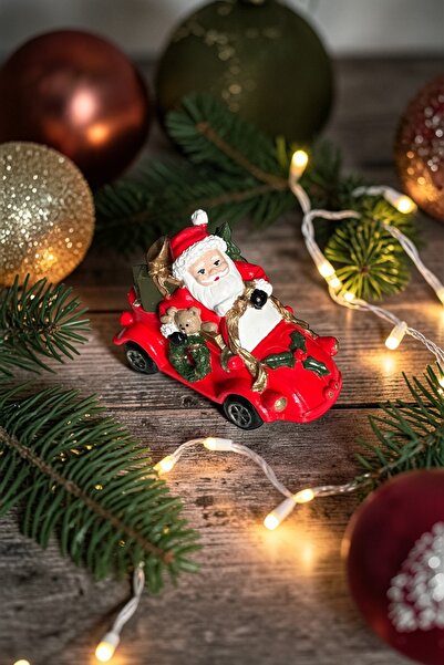 Paradise Work Yılbaşı Araba Süren Noel Baba Biblo