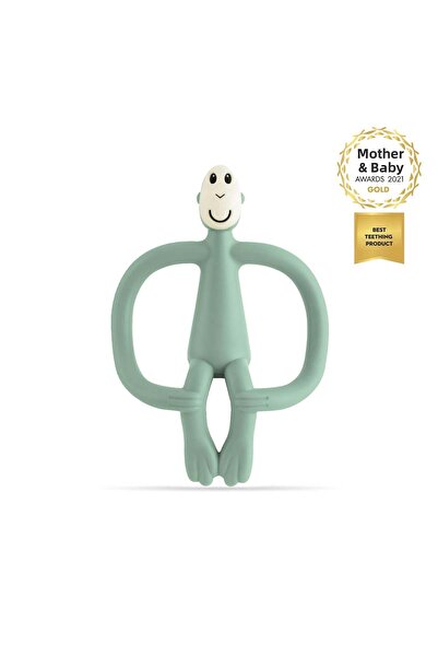Matchstick Monkey Silicone Teether/ Monkey (Green)