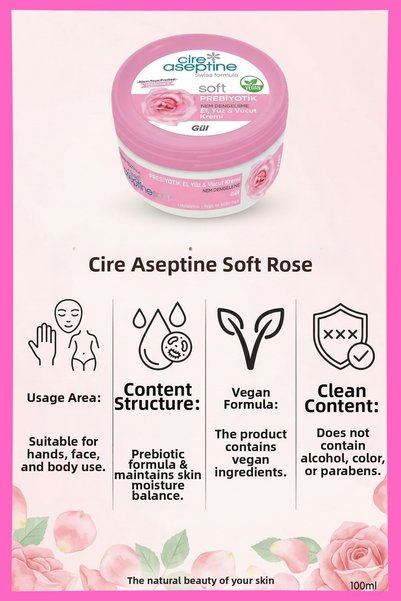 CIRE ASEPTINE Cireaseptine Soft Rose 100 ml Cream