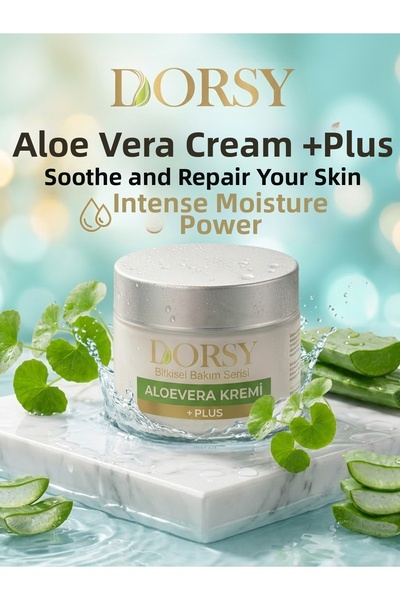 DORSY تركيبة خاصة معطرة بخشب الأرز، كريم الألوفيرا المرطب والمجدد 50 مل