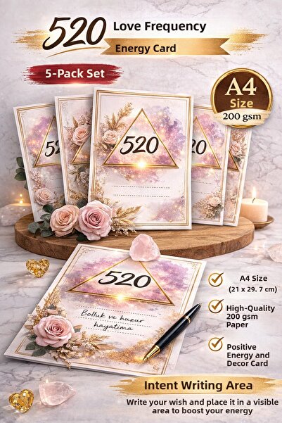 Evren 5 2 0 Love Frequency Energy Card Set of 5