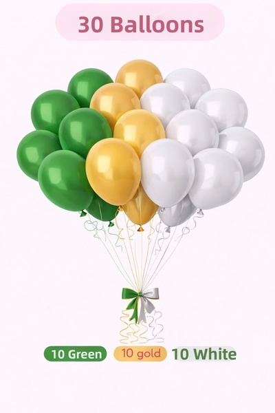 BKMC PARTY 👉   "30 Pieces Mixed Color Balloon Set" |   Premium Party, Birthd...