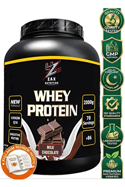 zax nutrition Whey Protein Powder with Milk Chocolate 2 kg