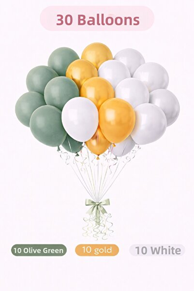 BKMC PARTY 👉   "30 Pieces Mixed Color Balloon Set" |   Premium Party, Birthd...