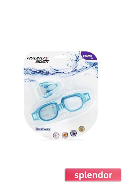 esplendor 26034 نظارات سباحة للأطفال، مشبك أنف وسدادات أذن واقية 7+