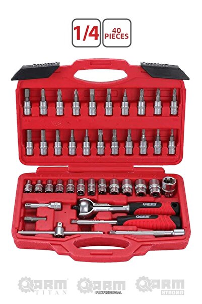 ARM TİTAN 1/4 - 40 BUC. SET UNIVERSAL DE PRISE