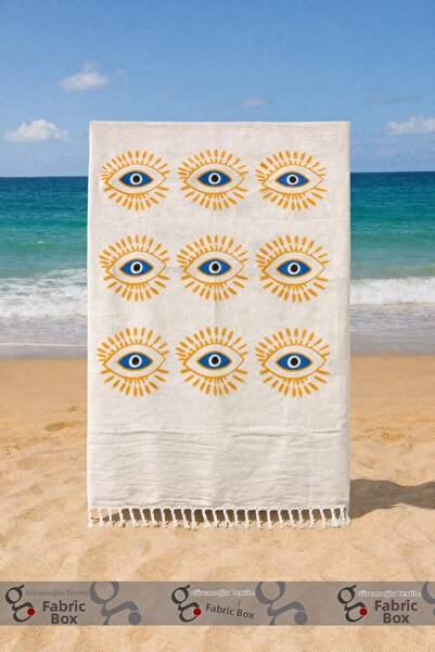 Fabric Box 100% muselină naturală din bambus, prosop de baie imprimat, prosop...