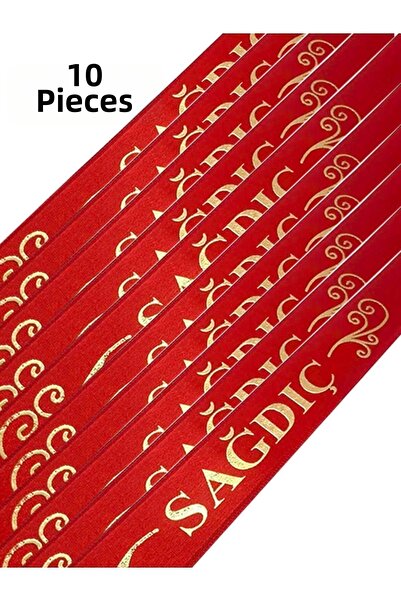 hemdemhediyelik Red Groomsmen Ribbon Groomsmen Armband Ribbon Henna Night Wed...