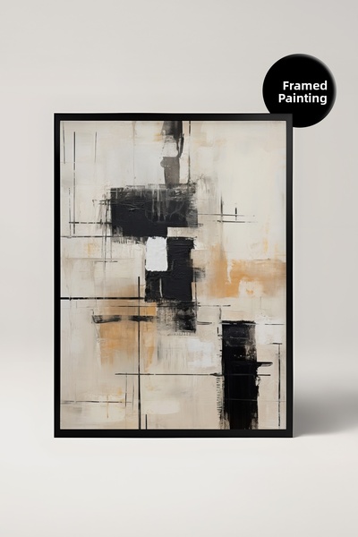 House Gorgeous Αφηρημένη διακοσμητική ζωγραφική με πλαίσιο, Διακόσμηση τοίχου...