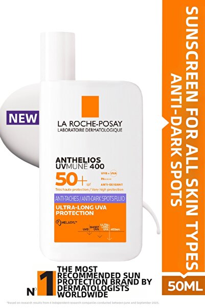La Roche Posay Anthelıos Uvmune 400 سائل مضاد للبقع الداكنة بعامل حماية من ال...