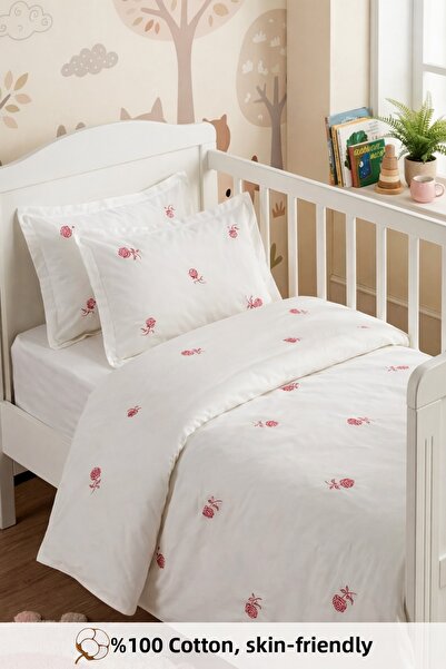 GÖRMEZ TEKSTİL طقم سرير أطفال ريد روج مصنوع من القطن بنسبة 100% وصديق للبشرة