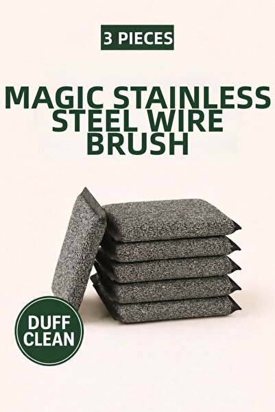 DUFF CLEAN 3 bucăți de burete pentru vase Magic Inox Wire