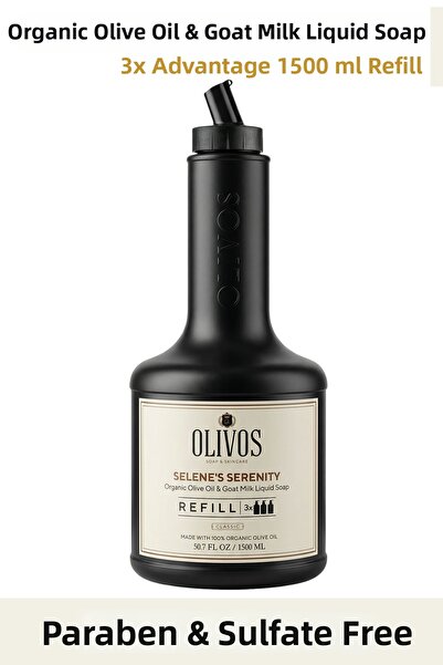 Olivos Selene’S Serenity Olive Oil Goat Milk Liquid Soap Refill 1500 ml (3X50...