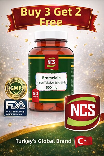 NCS بروميلين (أناناس) 500 ملغ 90 قرص