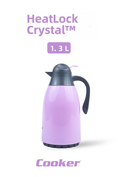 Cooker Heatlock Crystal 1.3 Liter Glass Thermos Ckr2018