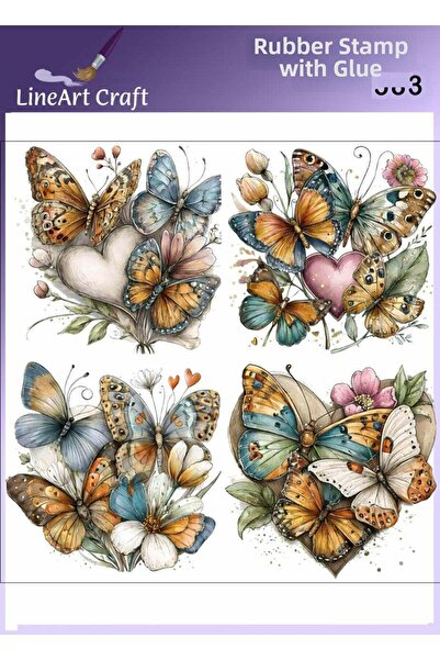 LİNEART Iron-On Rubon Transfer Printing for Wood & Fabric Transfer No:Rb583-3...