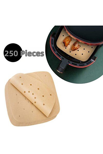 Lunaev 250Pcs Air Fryer Baking Paper Disposable Air Fryer Oil-Proof Non-Stick...