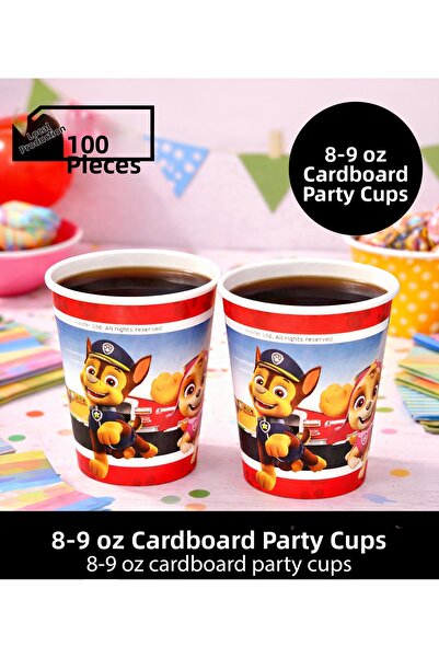 Sepet Doldur كوب كرتوني بتصميم باو باترول تشيس من كيدسبارتيم - مستلزمات حفلات...