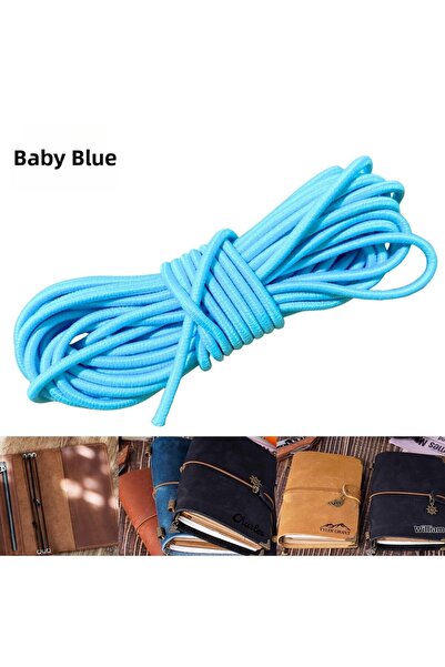 ipekbazaar Στρογγυλό κορδόνι από καουτσούκ 3 χιλ., 2 μέτρα, θήκη για σημειωμα...