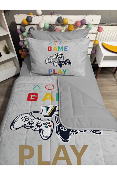 yok yok evim eve dair her şey Quilted Play Game 4-Piece Set (100% Cotton 100X...