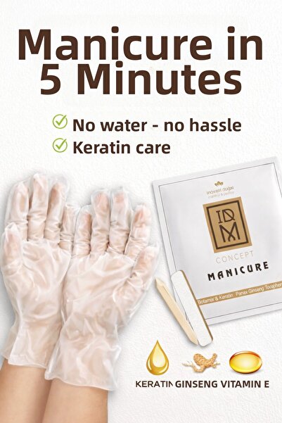 GROVİNG JEL Waterless Manicure Glove Set – Keratin & Vitamin E Hand Care |   ...