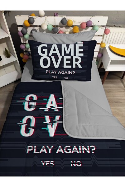 yok yok evim eve dair her şey Quilted Play Game 4-Piece (100% Cotton 100X200 ...