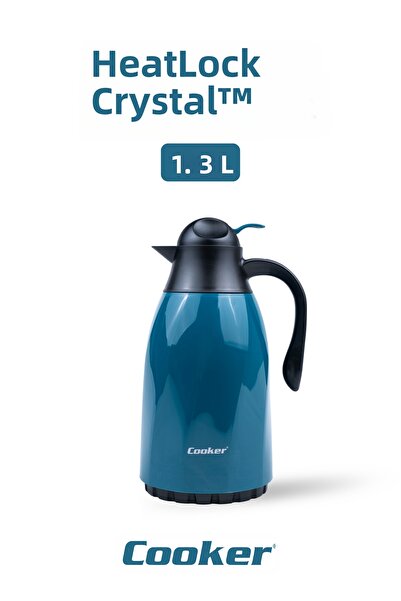 Cooker Heatlock Crystal 1.3 Liter Glass Thermos Ckr2099