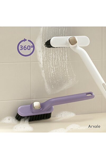 ARVALE 360 Degree Rotating Head, Narrow Space and Crevice Cleaning Detail Bru...